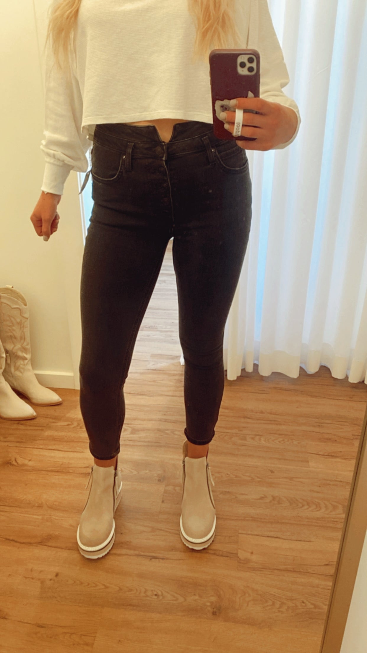 Free People Skyline Skinny Jeans - Final Sale