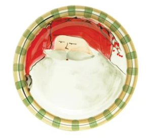 Vietri Old St. Nick Assorted Round Salad Plates - Sold Individually