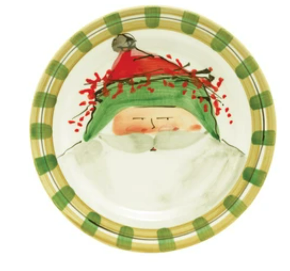 Vietri Old St. Nick Assorted Round Salad Plates - Sold Individually