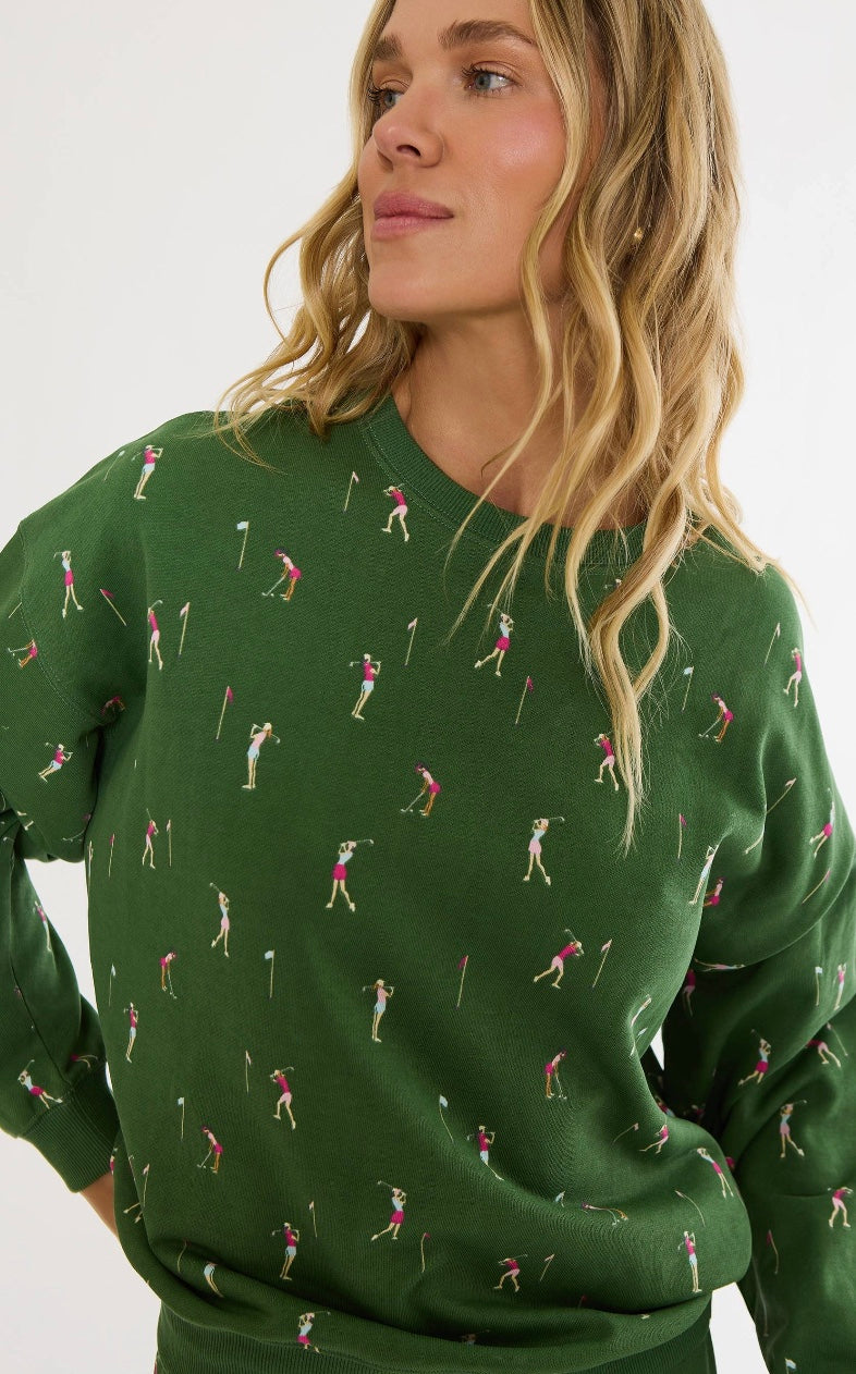 Beach Riot Devyn Oversized Sweatshirt Under Par