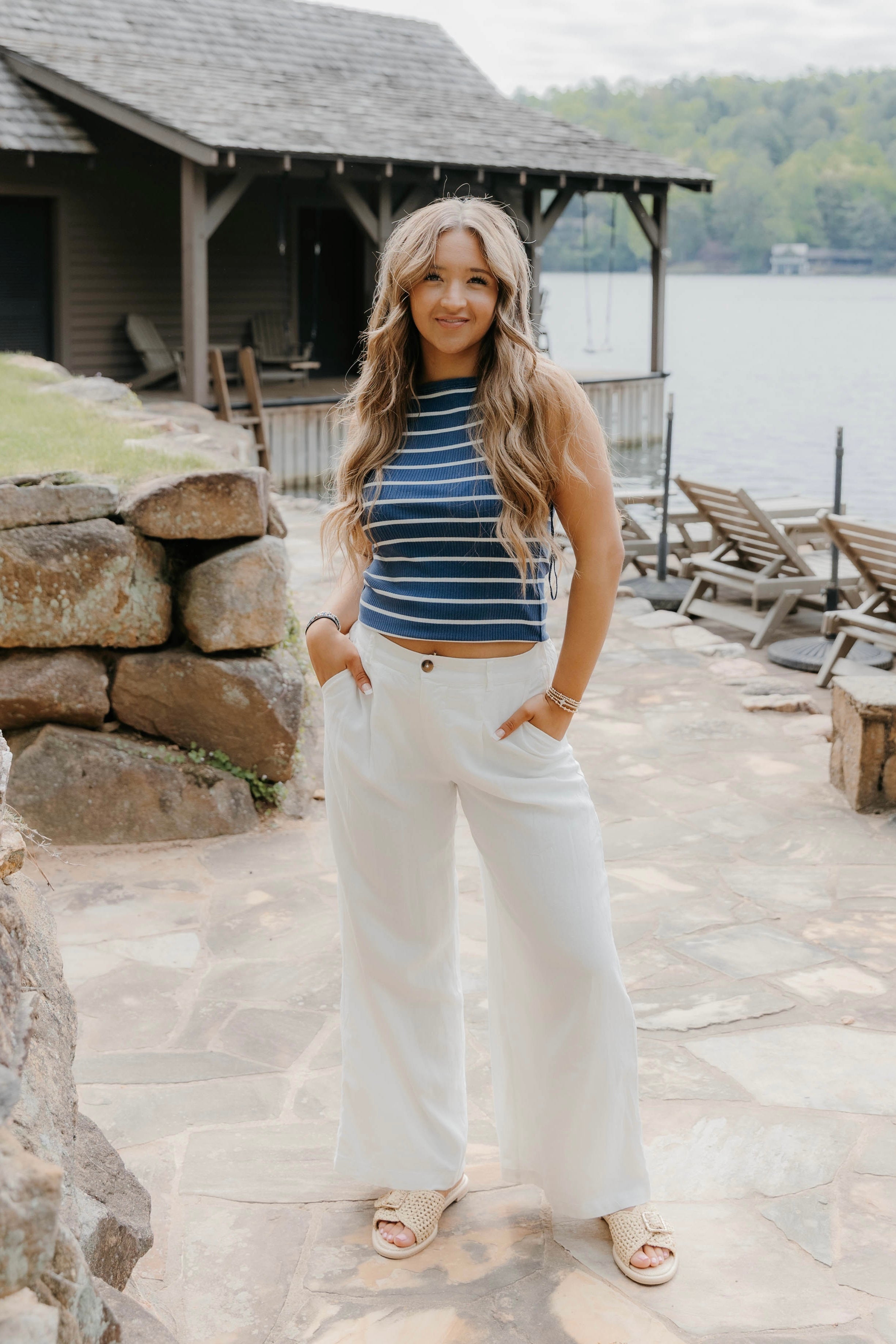 Free People Mia Striped Tank