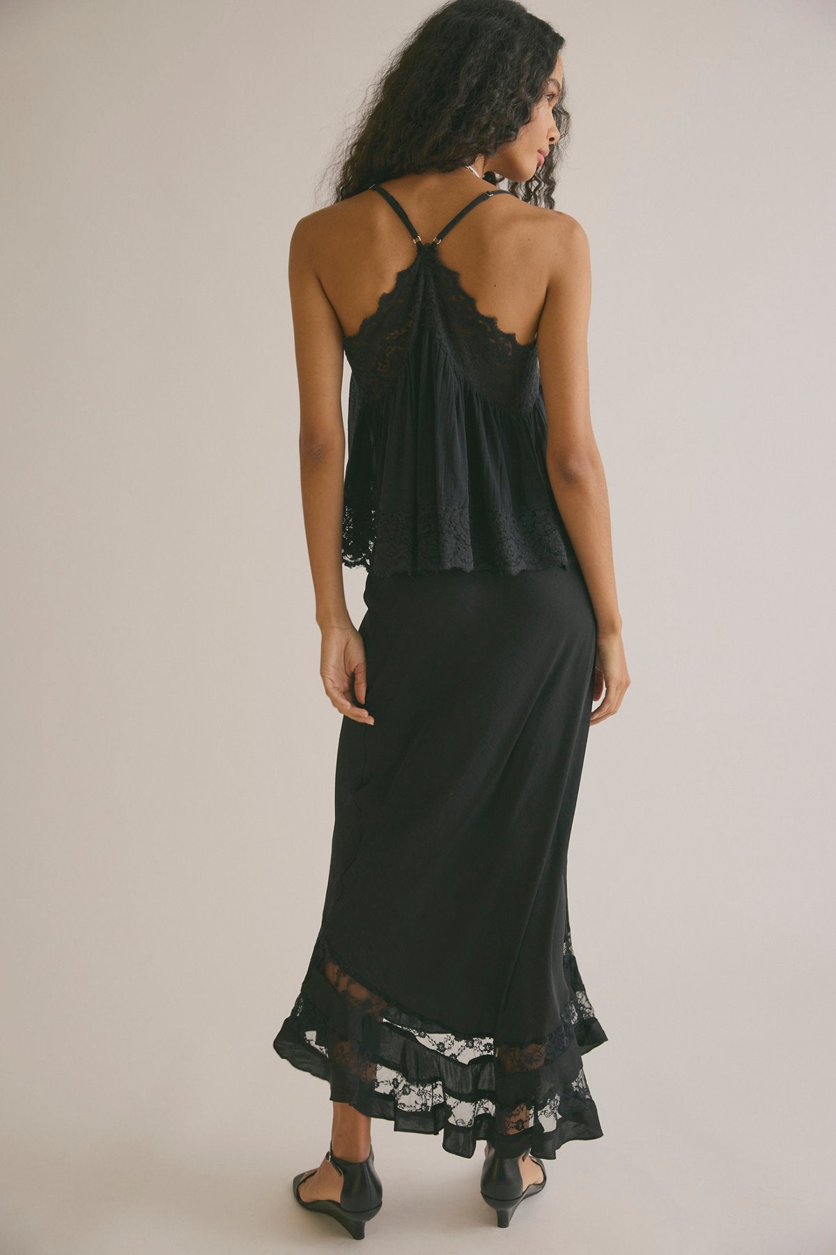Long Lost Lover Half Slip - Black