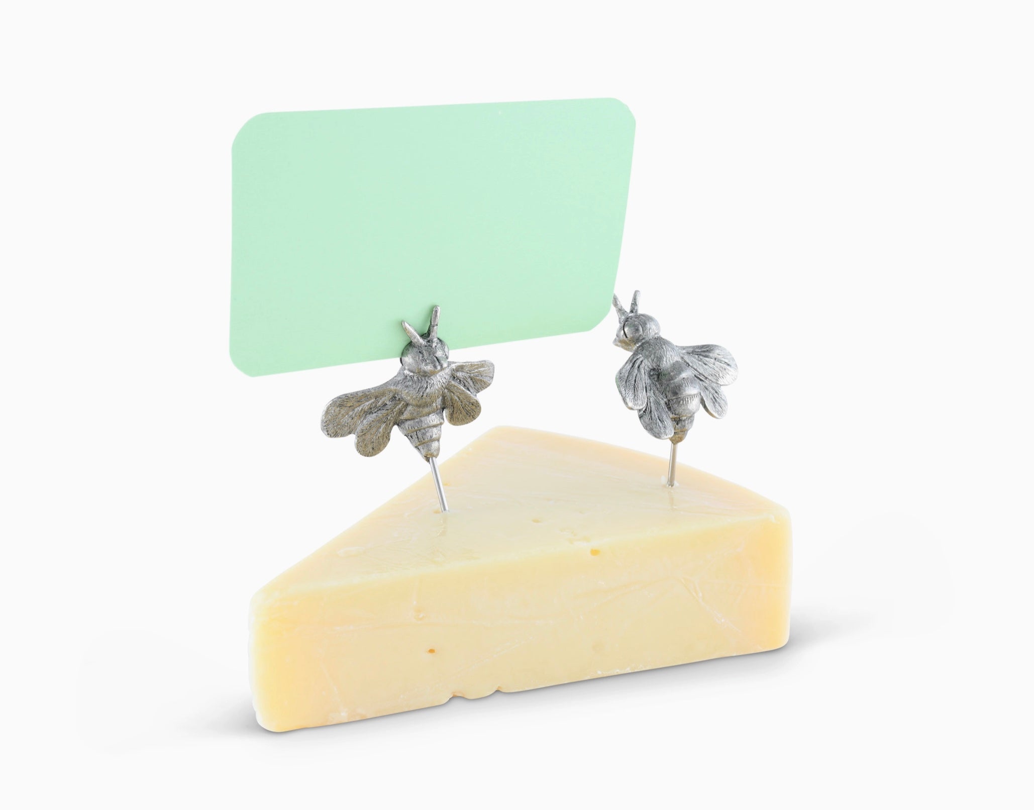 Pewter Honeybee Cheese Marker Set