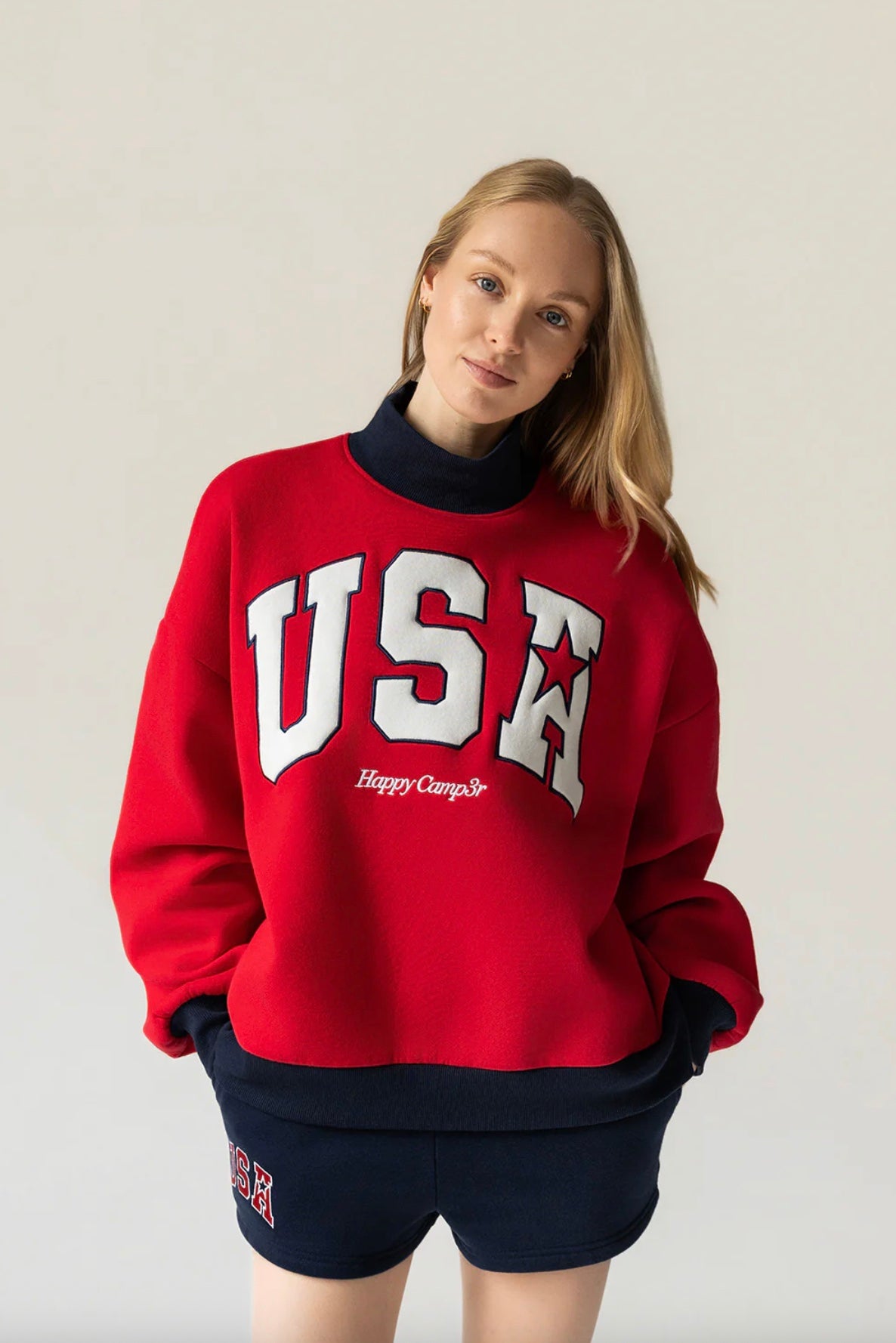 USA Mockneck Sweatshirt