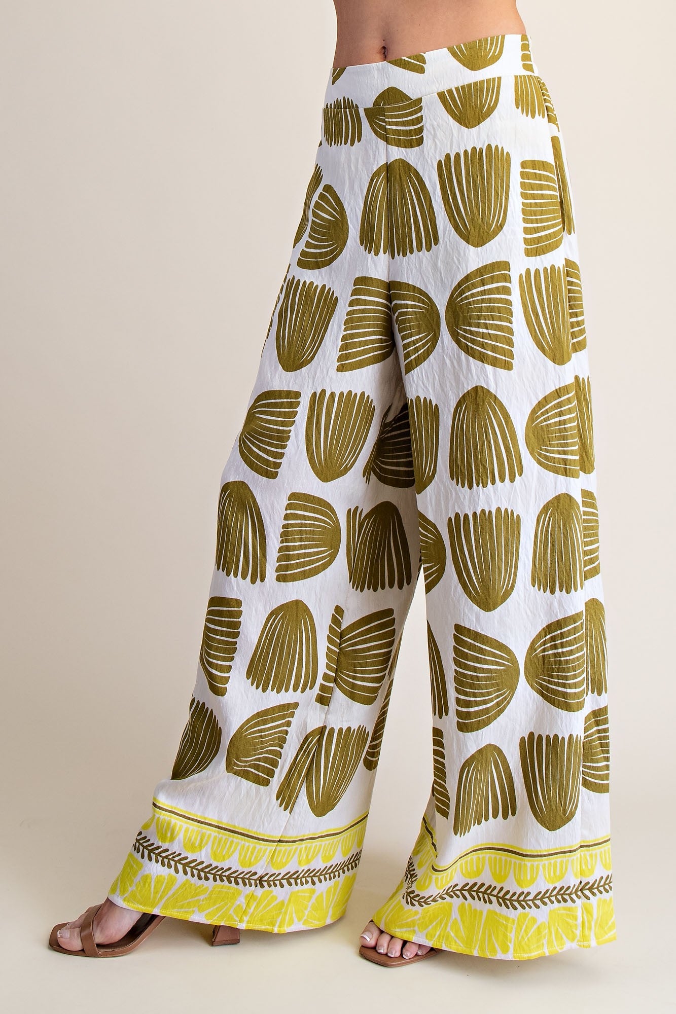 Channah Frond Print Pants