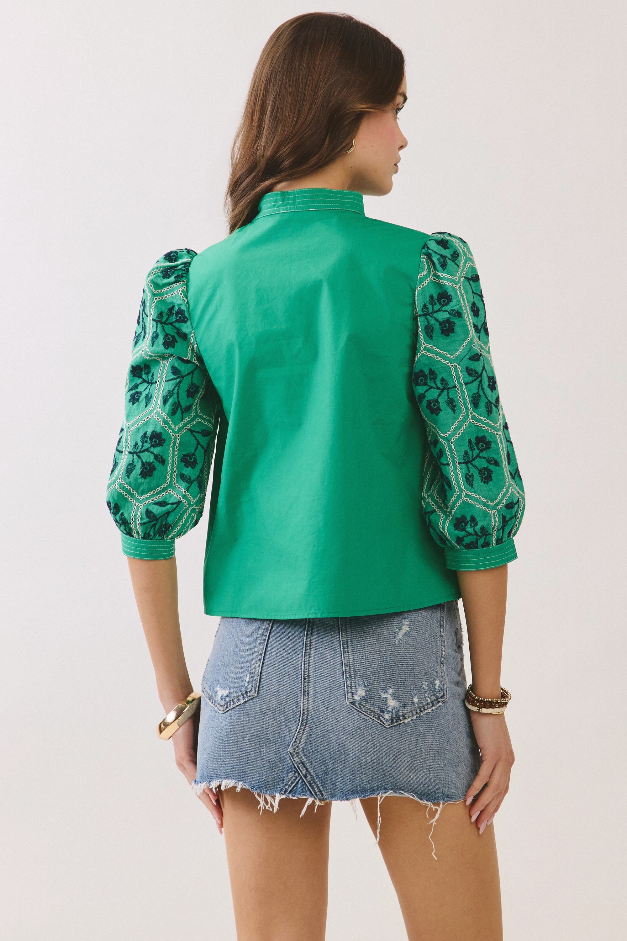Coastal Green Blouse