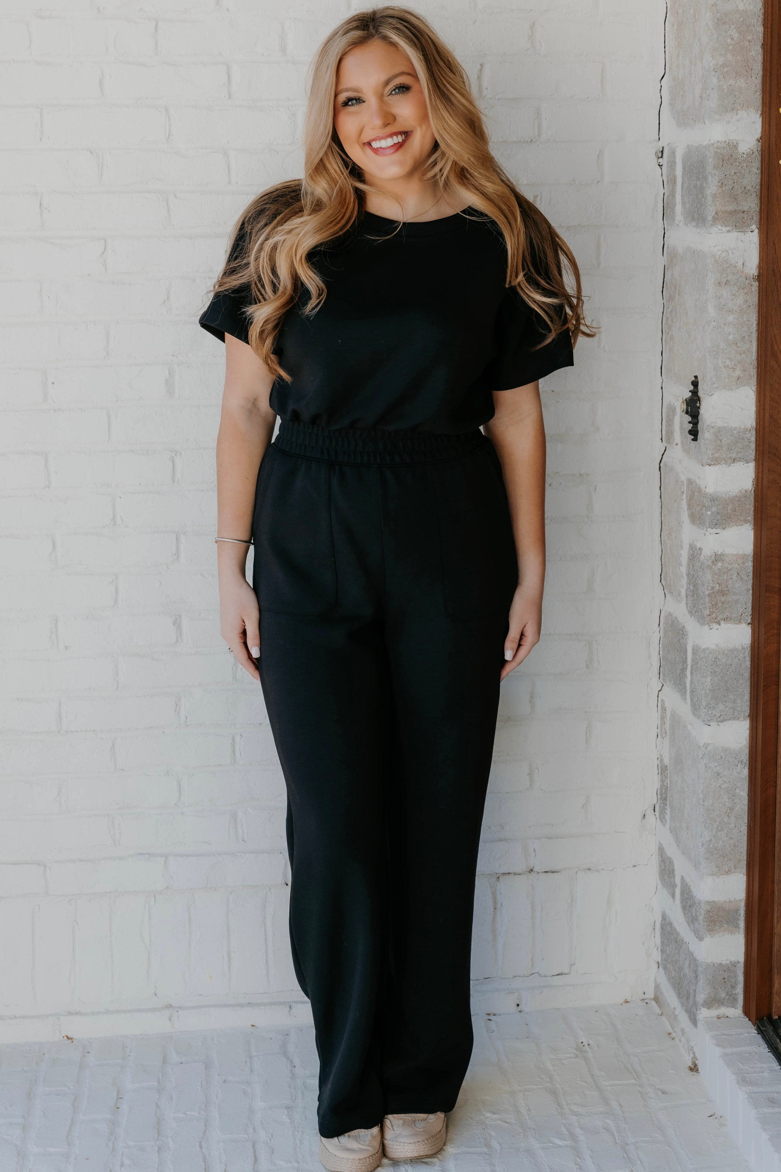 Macie Modal Short Sleeve Jumpsuit