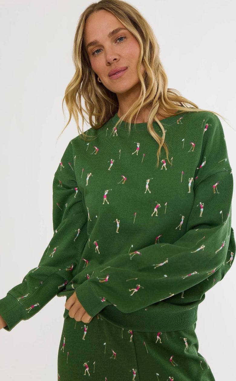 Beach Riot Devyn Oversized Sweatshirt Under Par