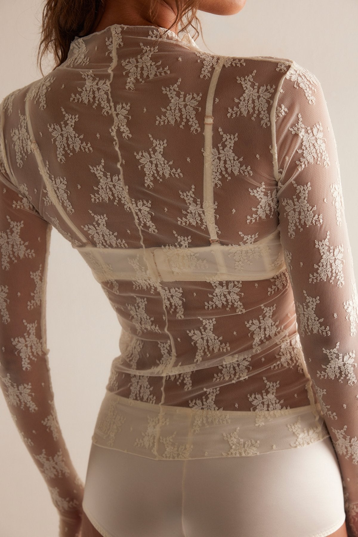 Lady Lux Layering Top - Evening Creme