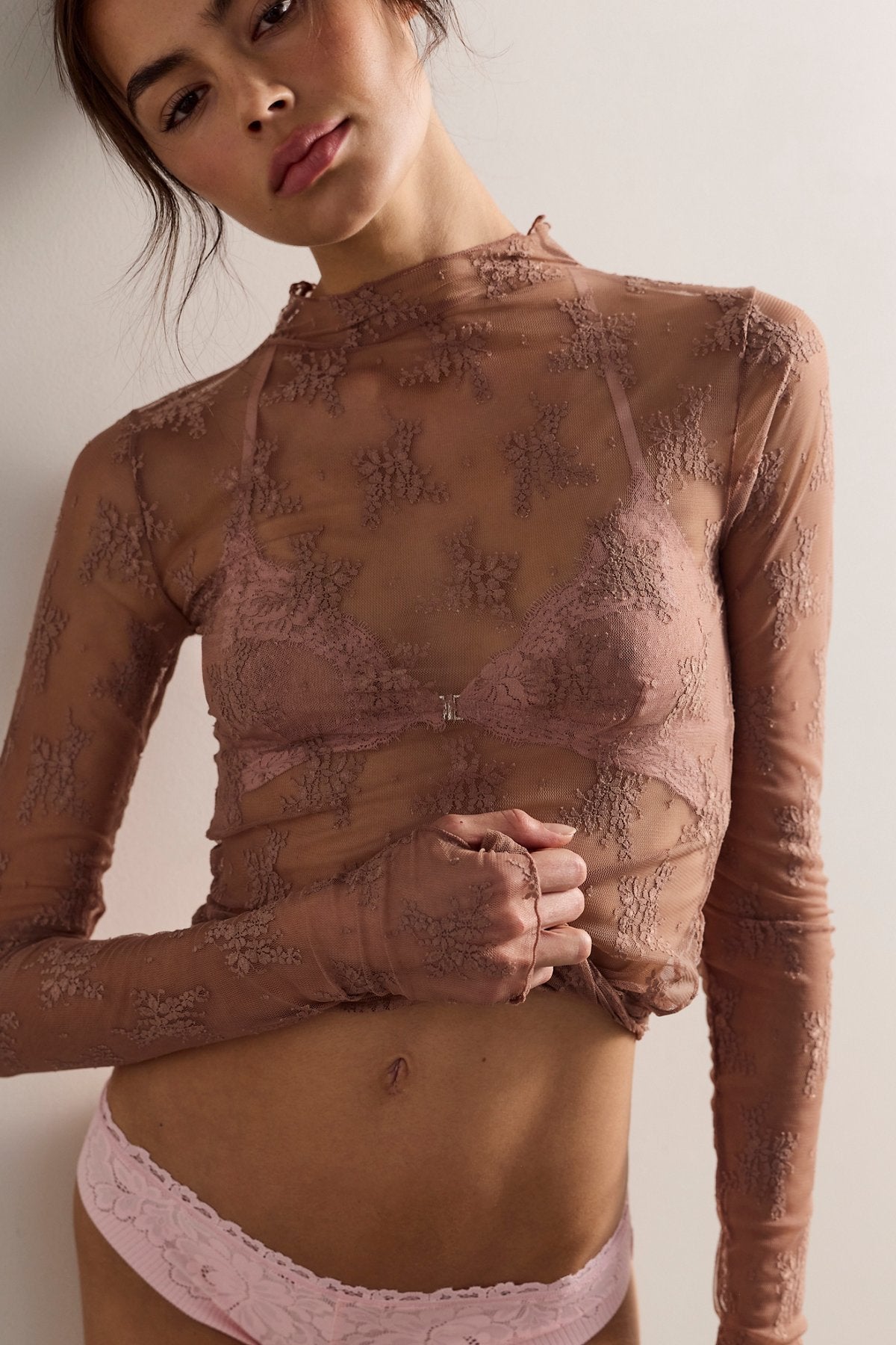 Lady Lux Layering Top - Chocolate Malt
