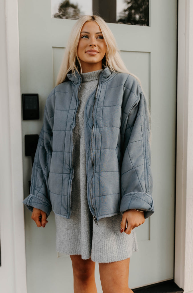 Free People Dolman Quilted Knit Jacket - Final Sale 30% off