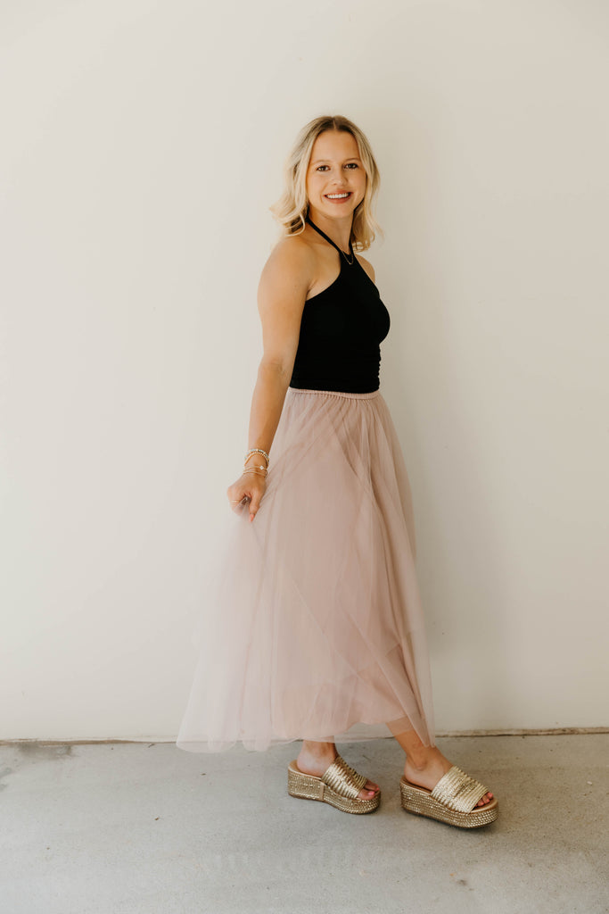 Tiffany Double Layer Tulle Skirt