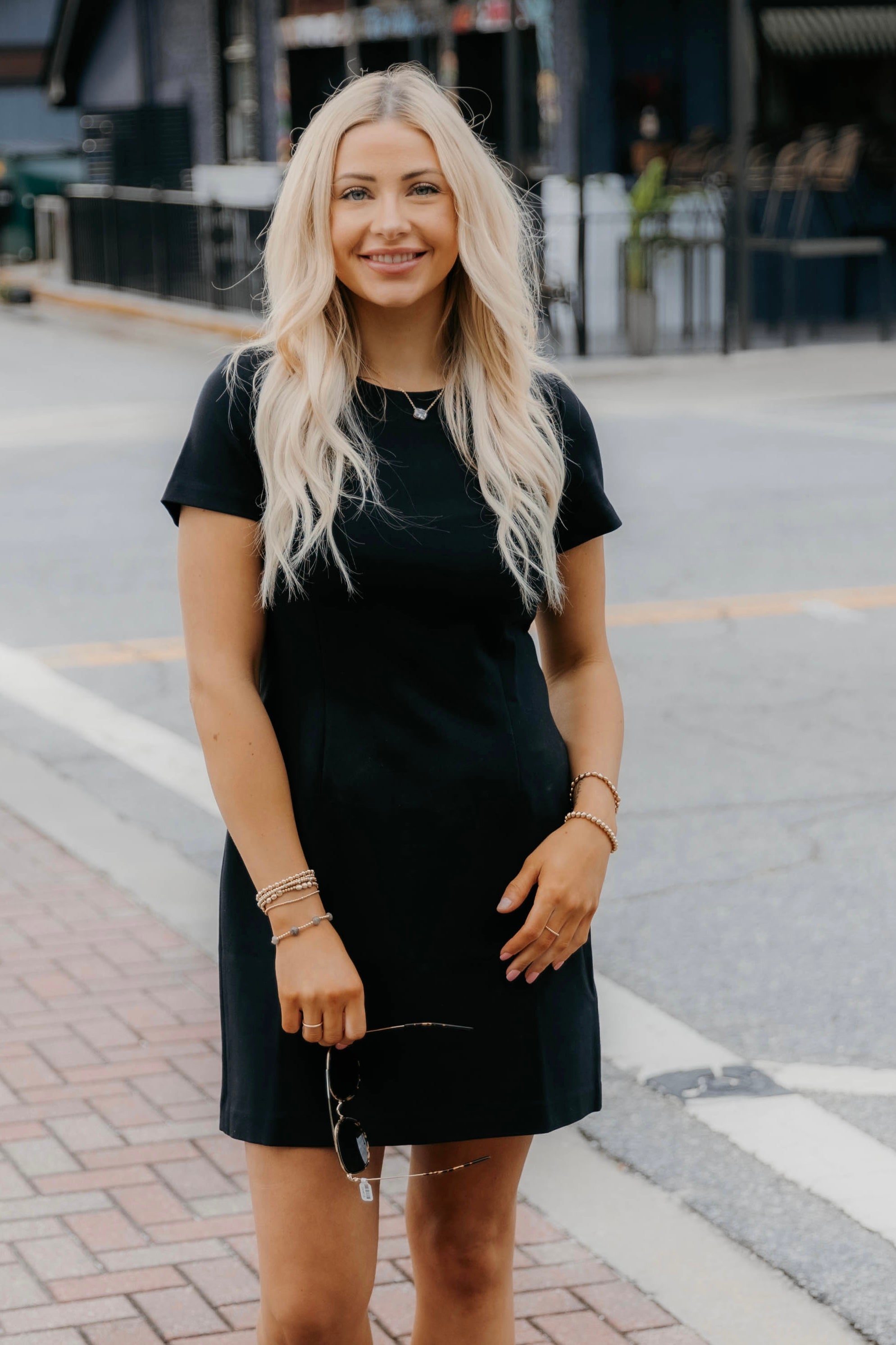 ponte black dress Tuckernuck Black Ponte Clifton Dress Black / XL