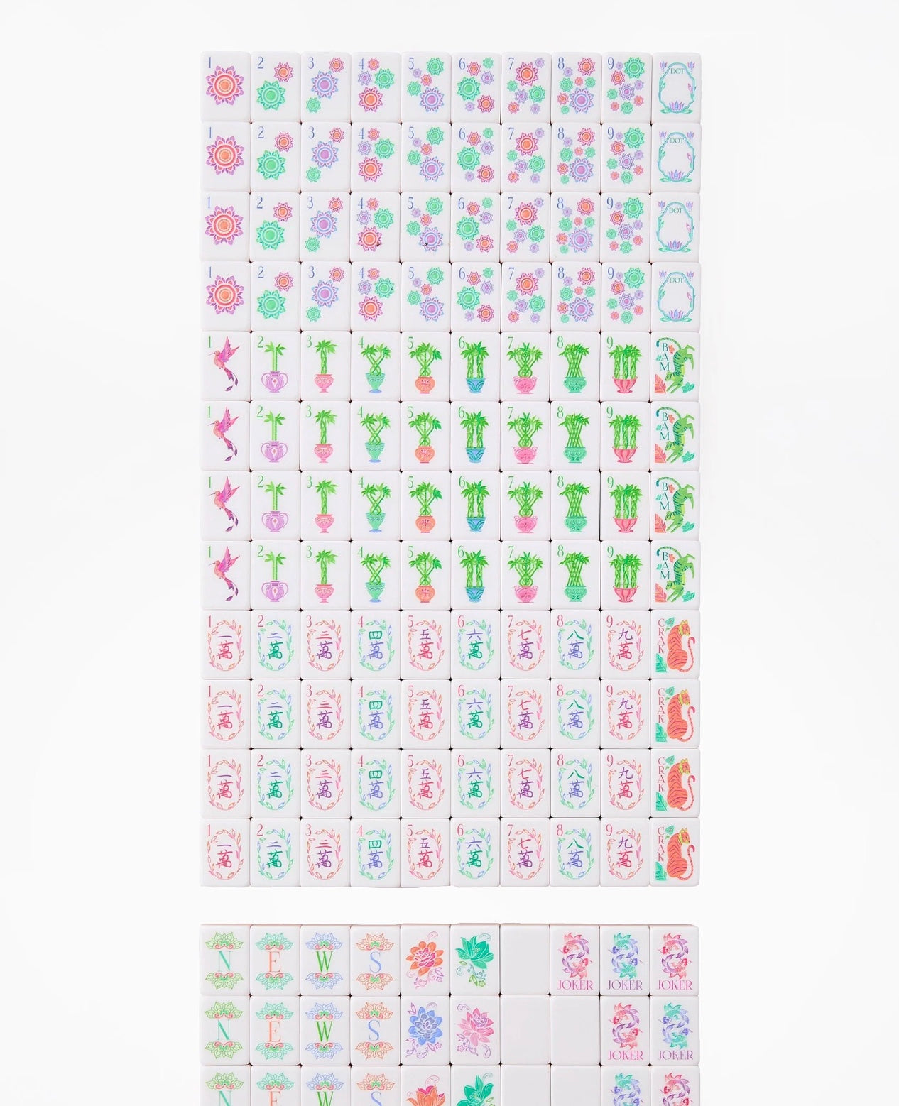 Pearlescent Mahjong Tiles