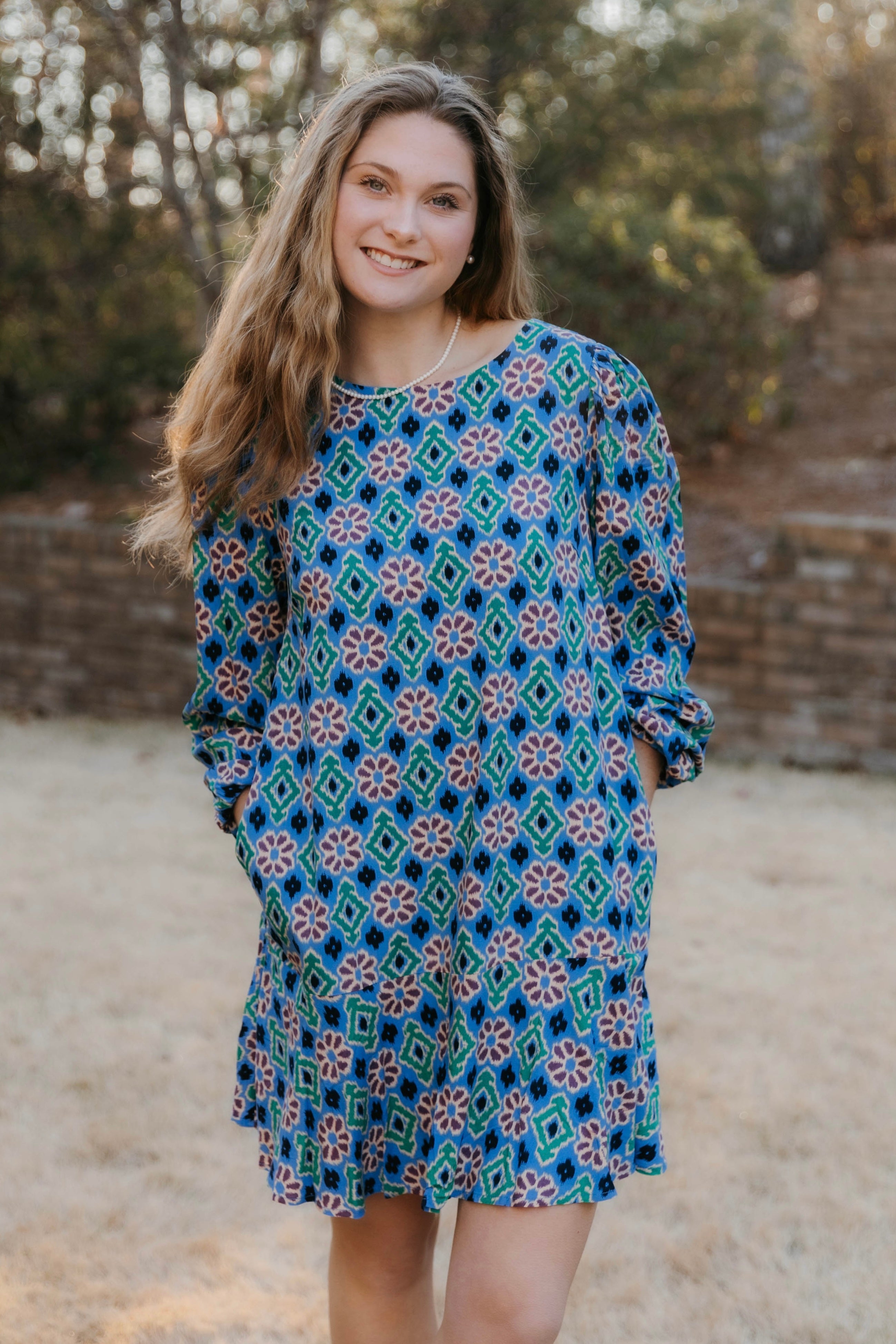 Nyla Long Sleeve Tunic Dress
