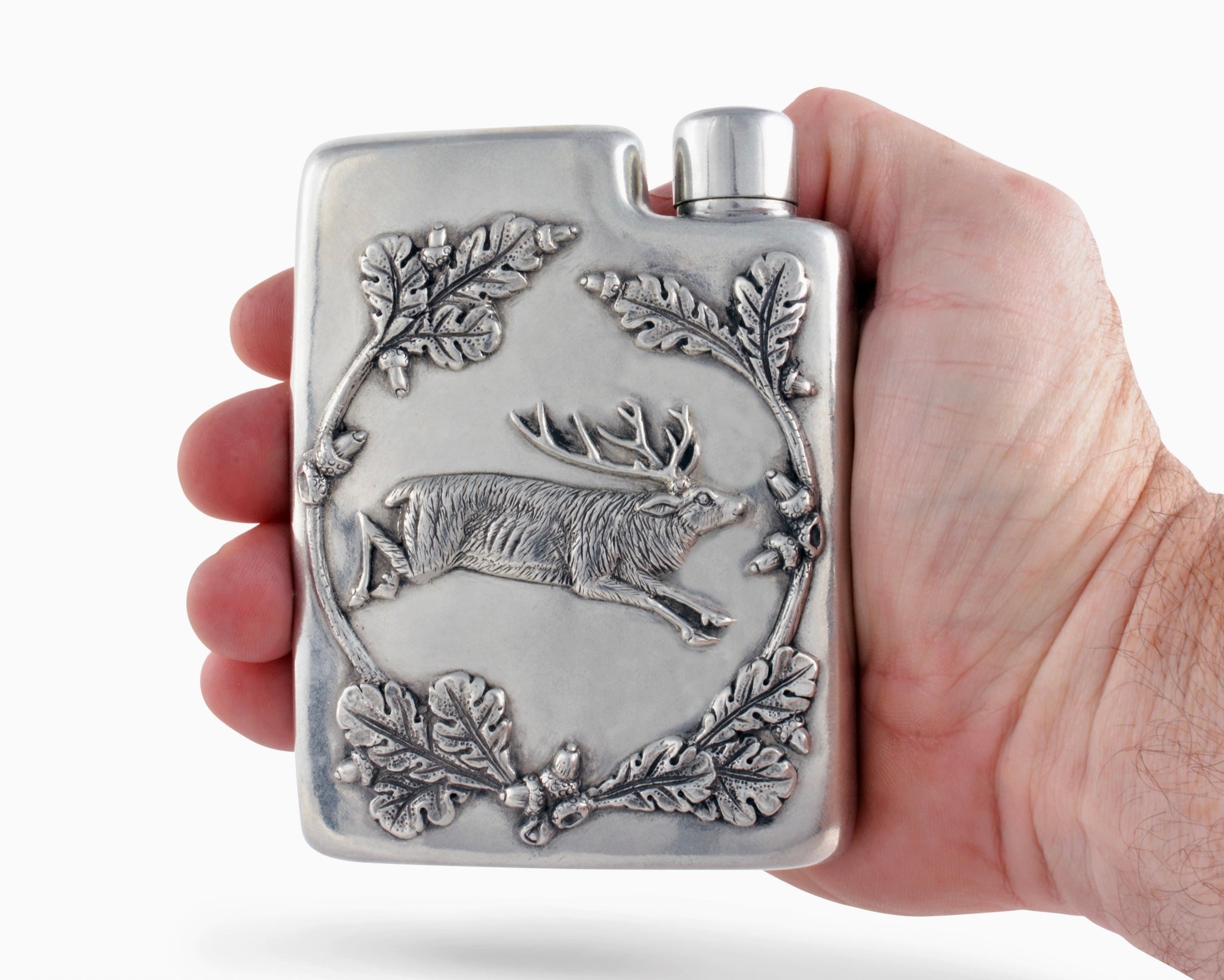 Black Forest Pewter Flask