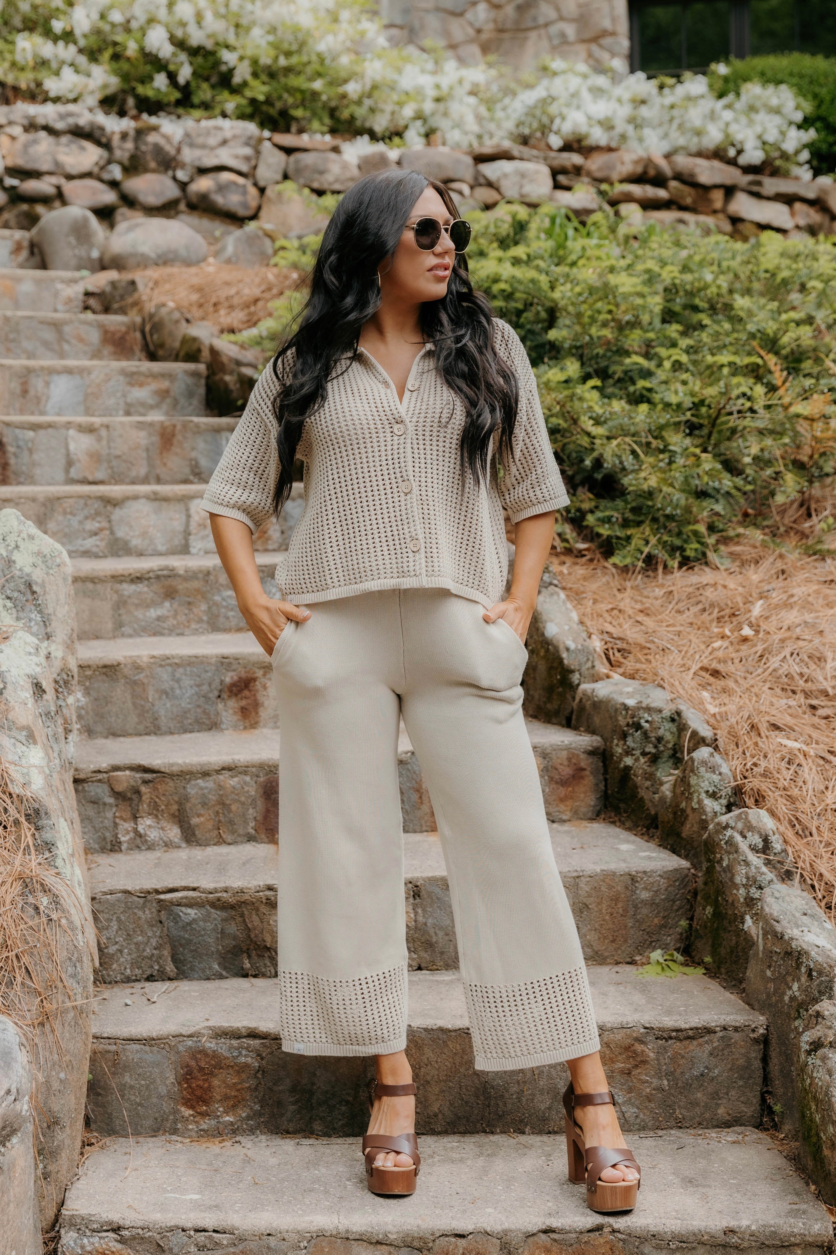 Barefoot Dreams Sunbleached Mesh Pant