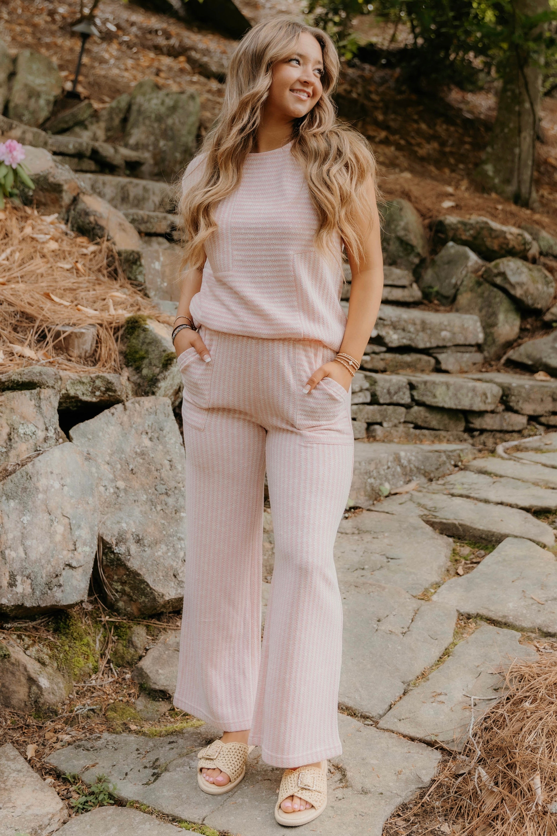 Iyla Woven Striped Pants