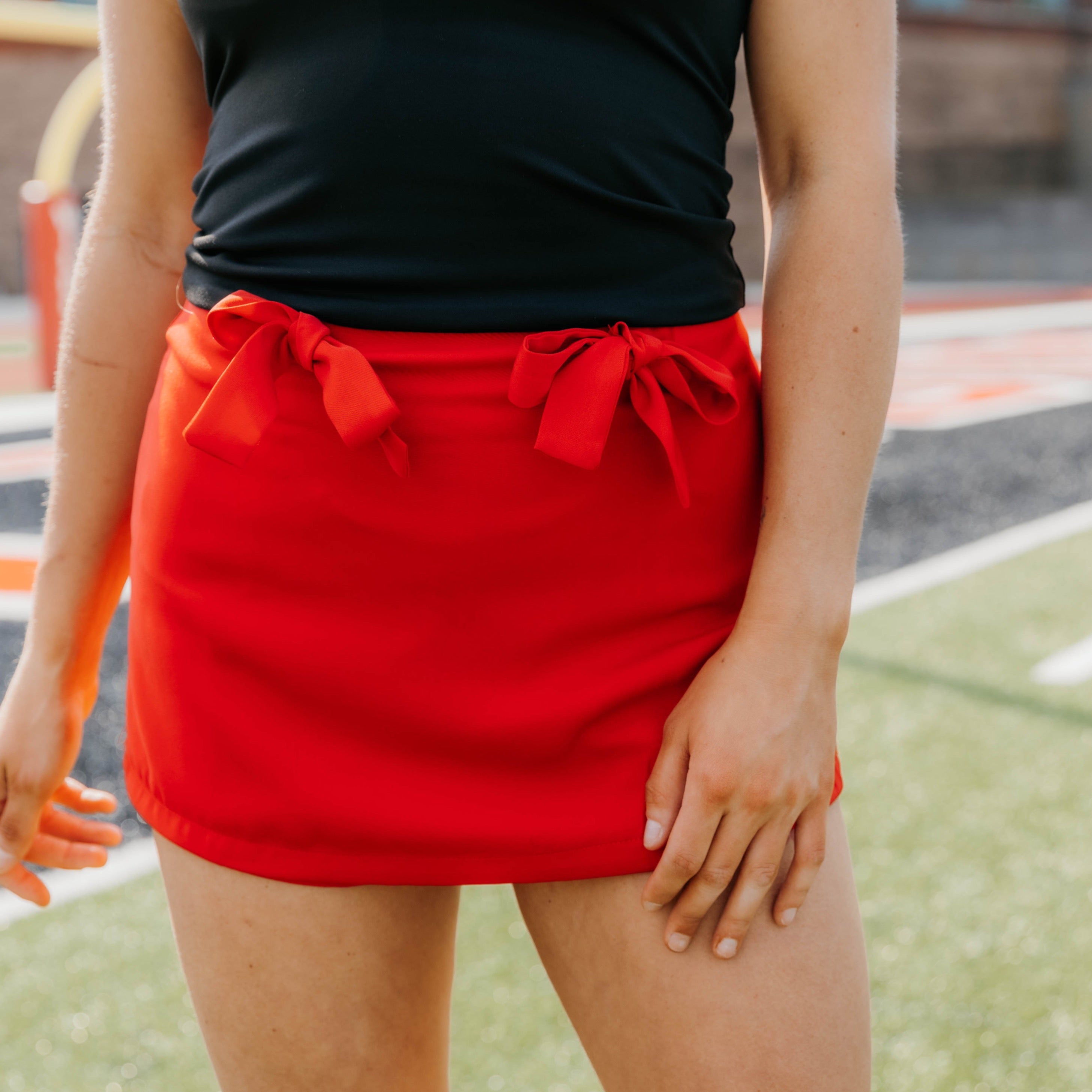 Robin Bow Detail High Waist Skort