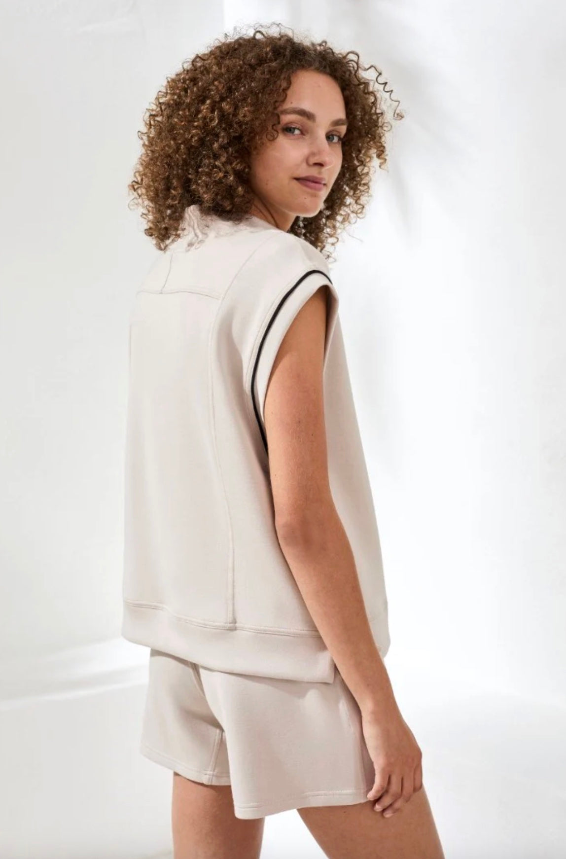Tribal Penny Mock Neck Top