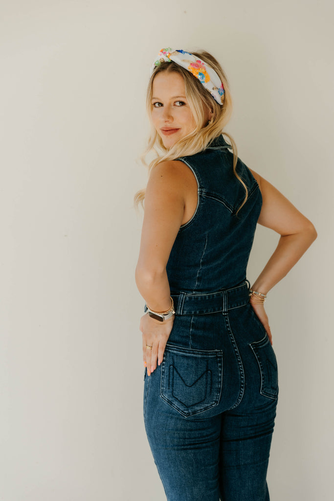 Show Me Your Mumu Jacksonville Cropped Jumpsuit - Lunar Blue | Treehouse On Main Show Me Your Mumu Jacksonville Cropped Jumpsuit - Lunar Blue | Treehouse On Main