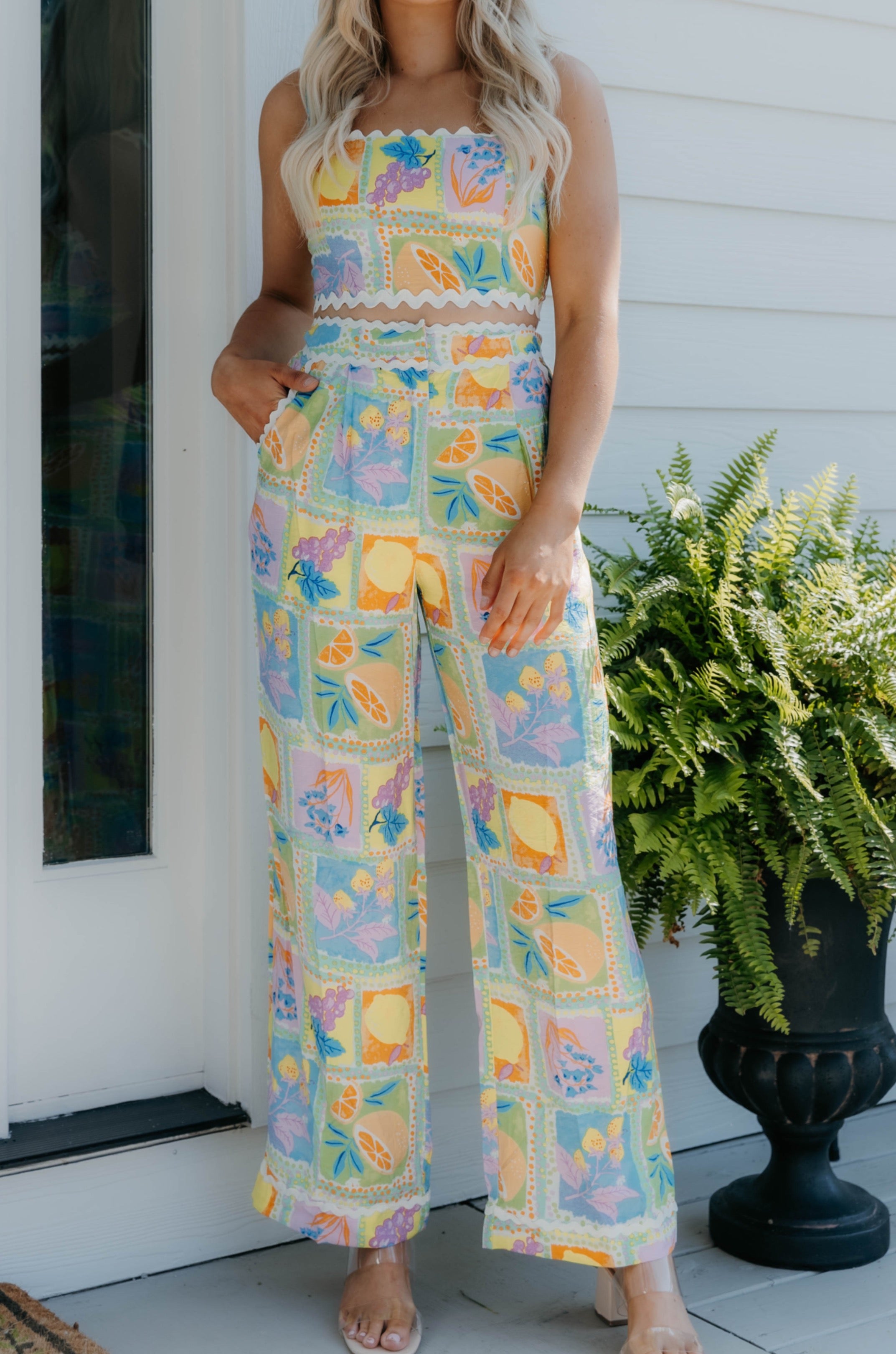 Jennifer Retro Ric Rac Pant - Final Sale 30% off in cart