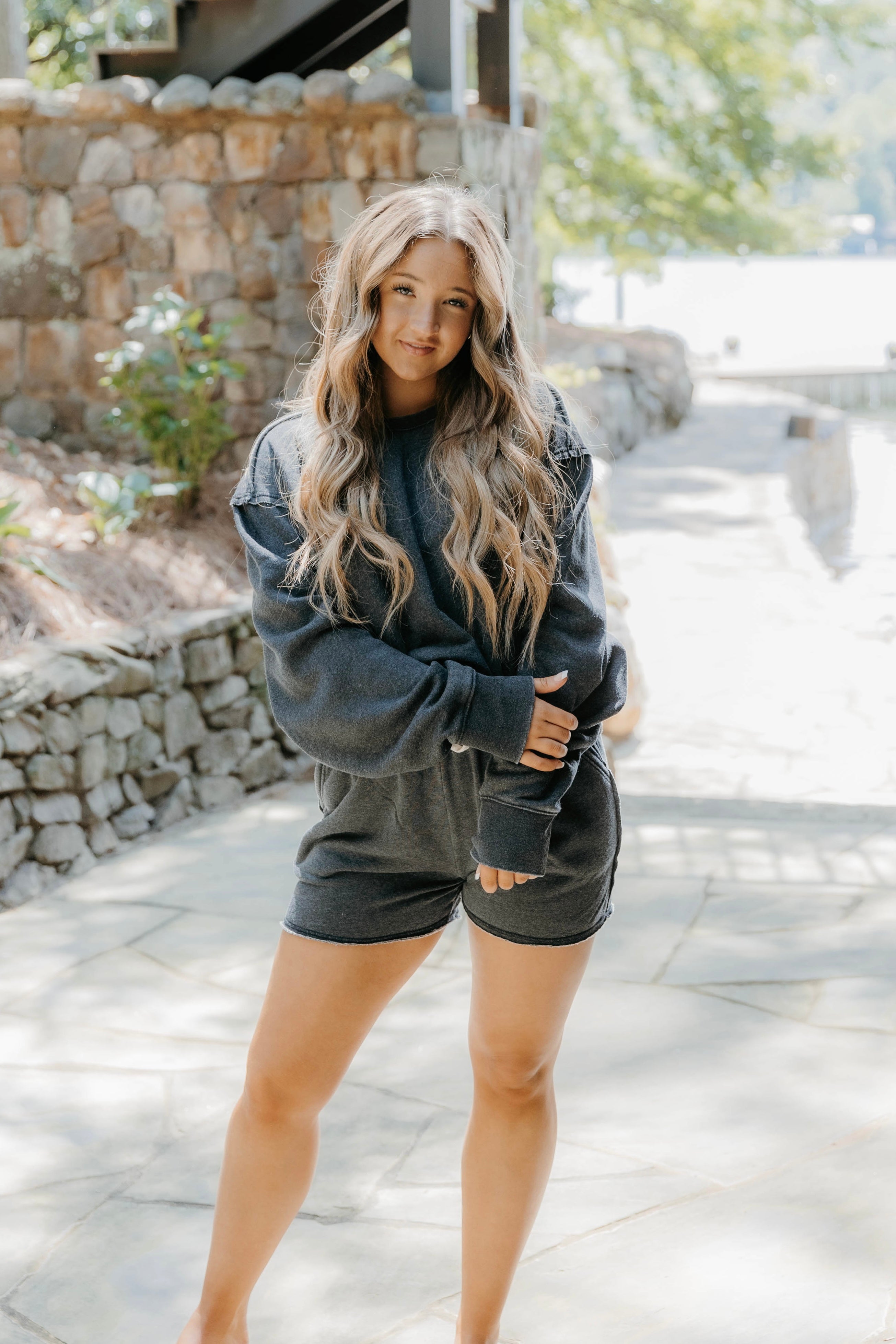 Lillie Drawstring Lounge Shorts