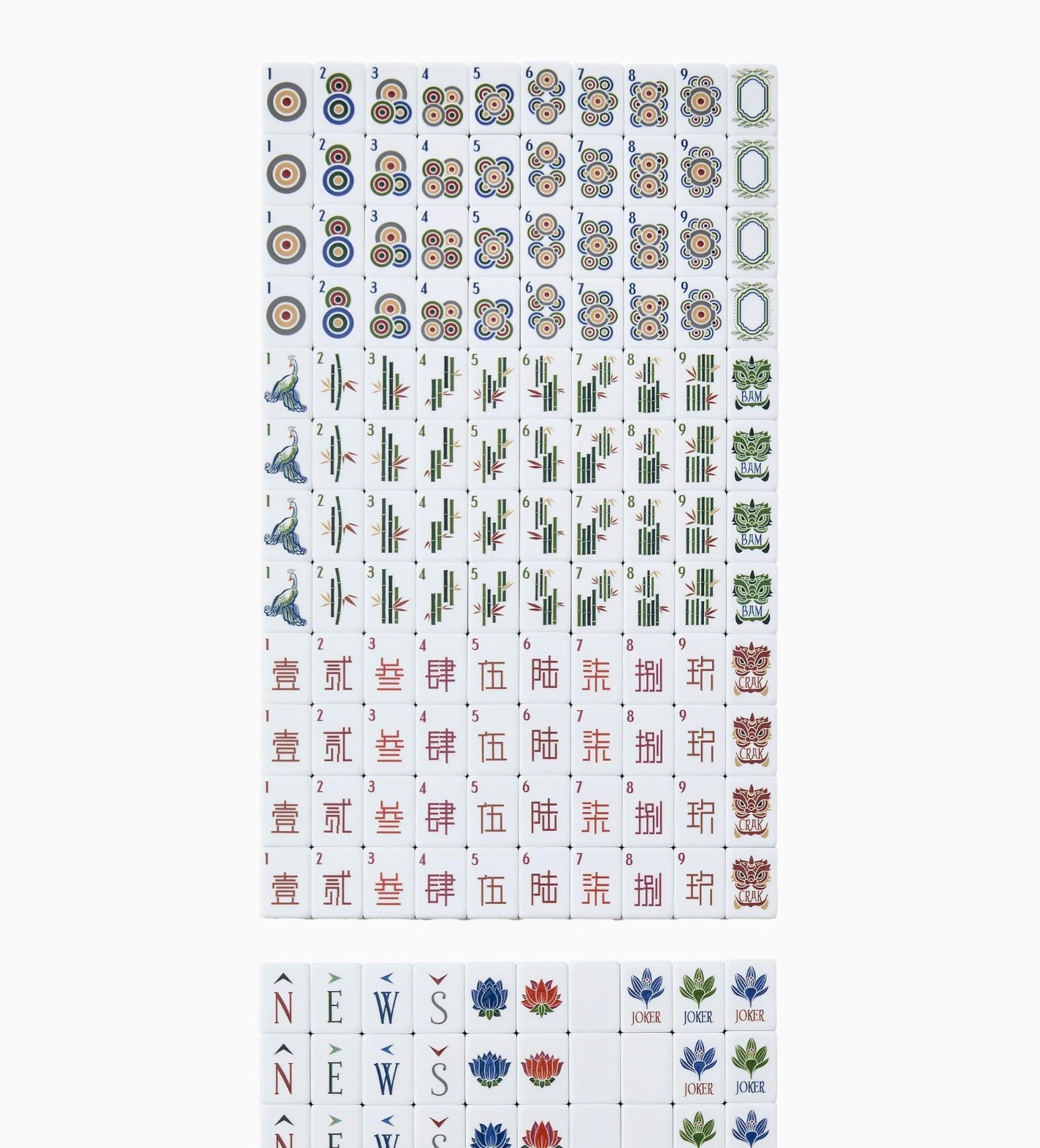 Heritage Mahjong Tiles