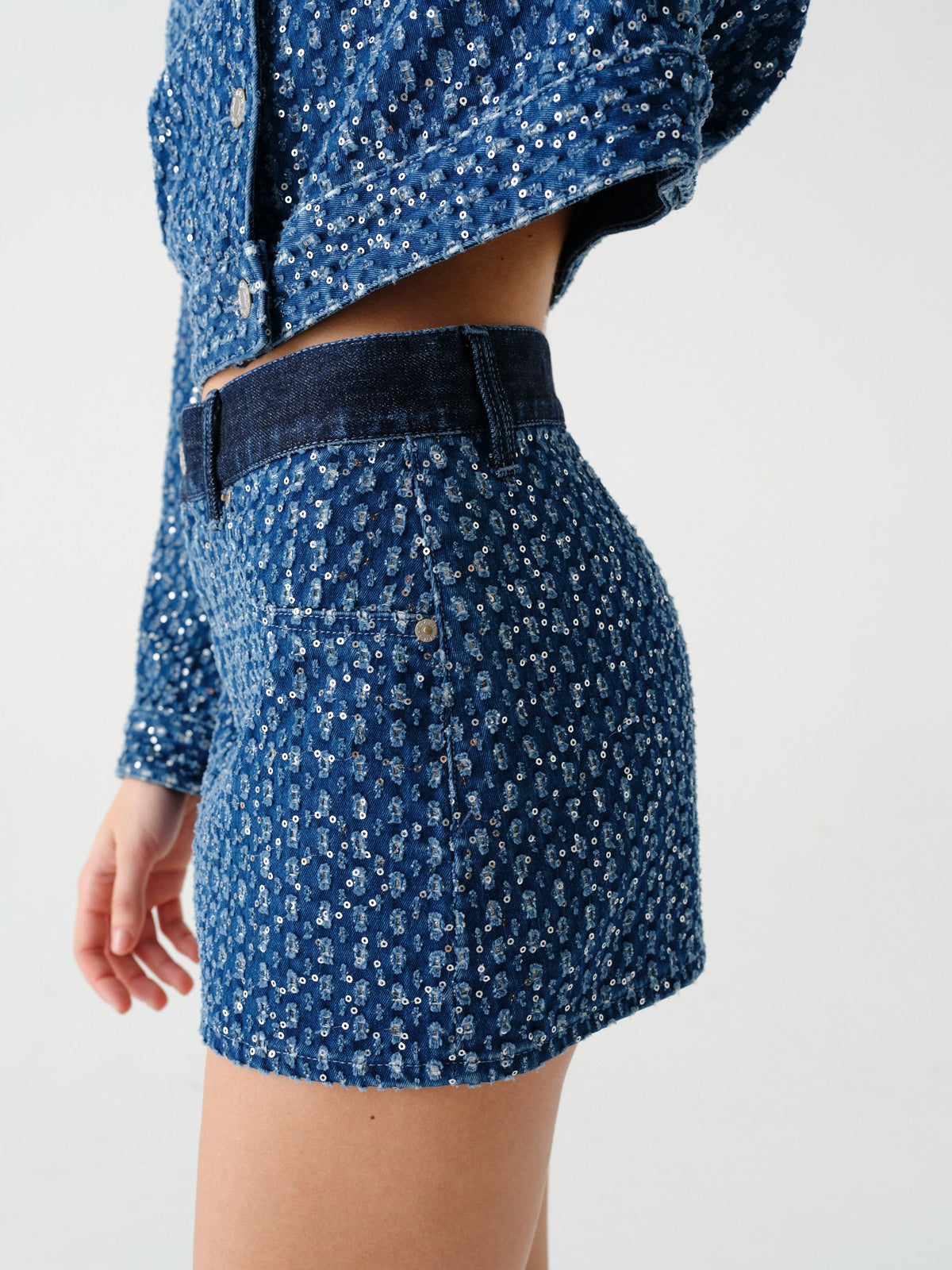 Daze Fever Low Rise Micro Mini Skirt - Prism