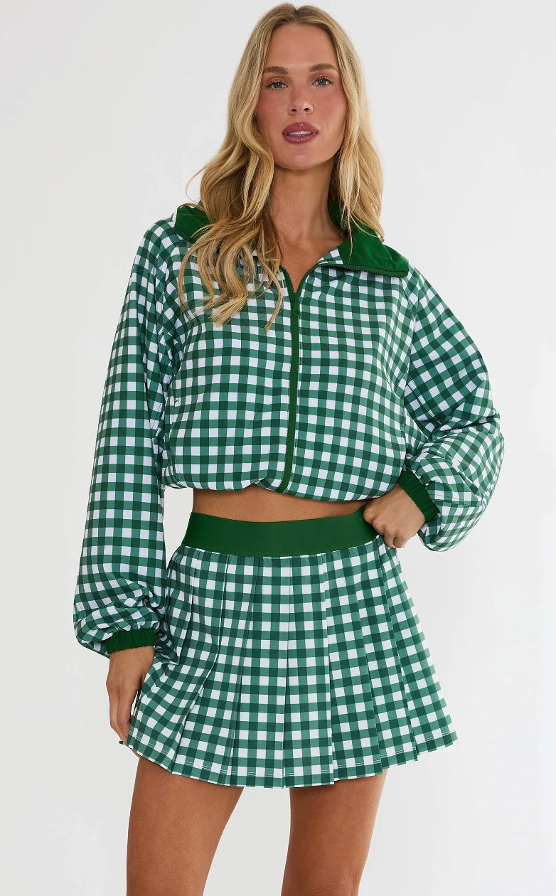 Beach Riot Casen Jacket Fairway Check