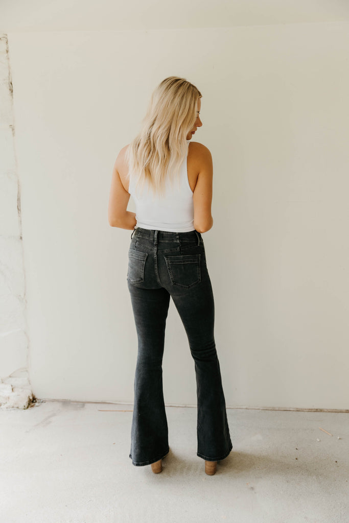 Free People After Dark Mid Rise Flare