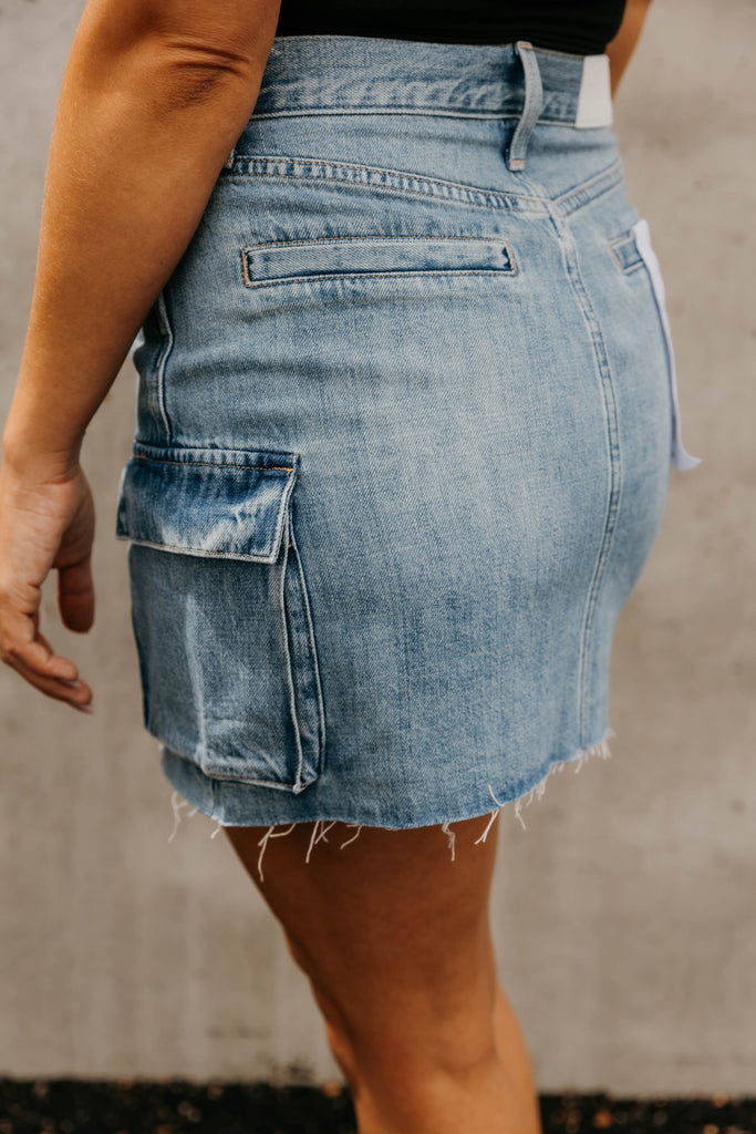 Rhea Mid Rise Mini Skirt - Heat - Final Sale 50% off