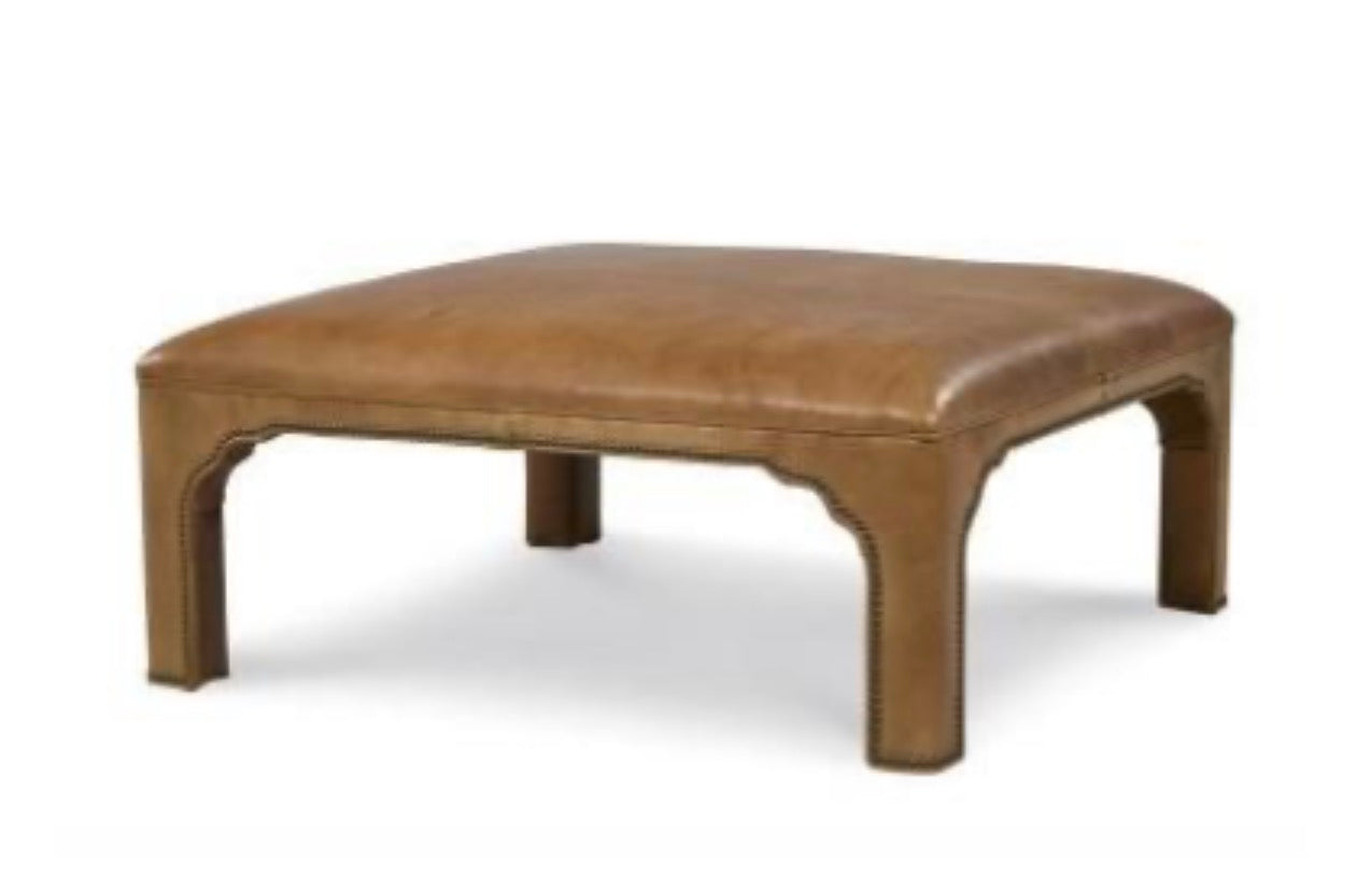 Pavan Ottoman in Stripe