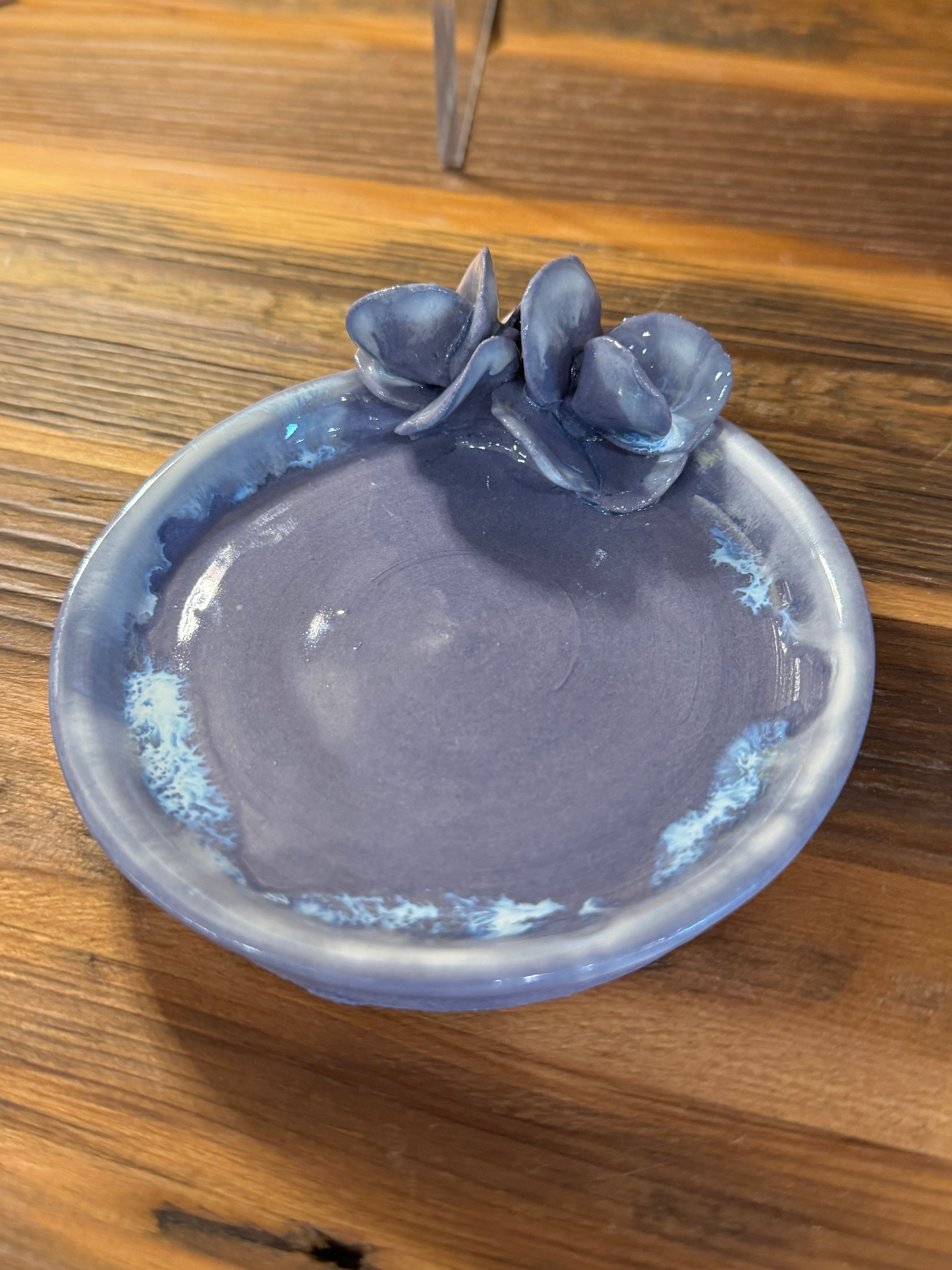 Rosette Spoon Rest / Trinket Dish - Alex Clay Original