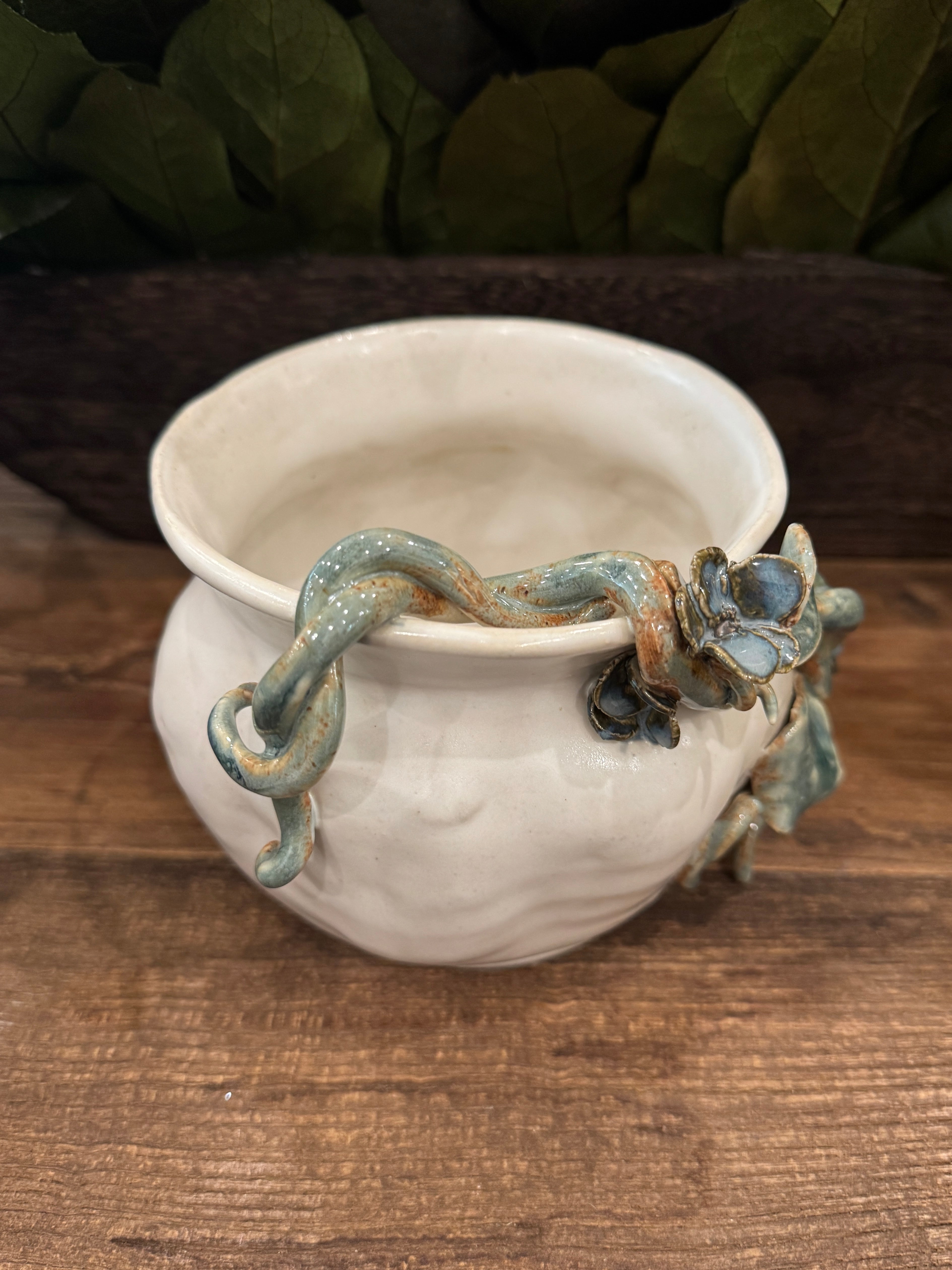 Green Vine Vase - Alex Clay Original