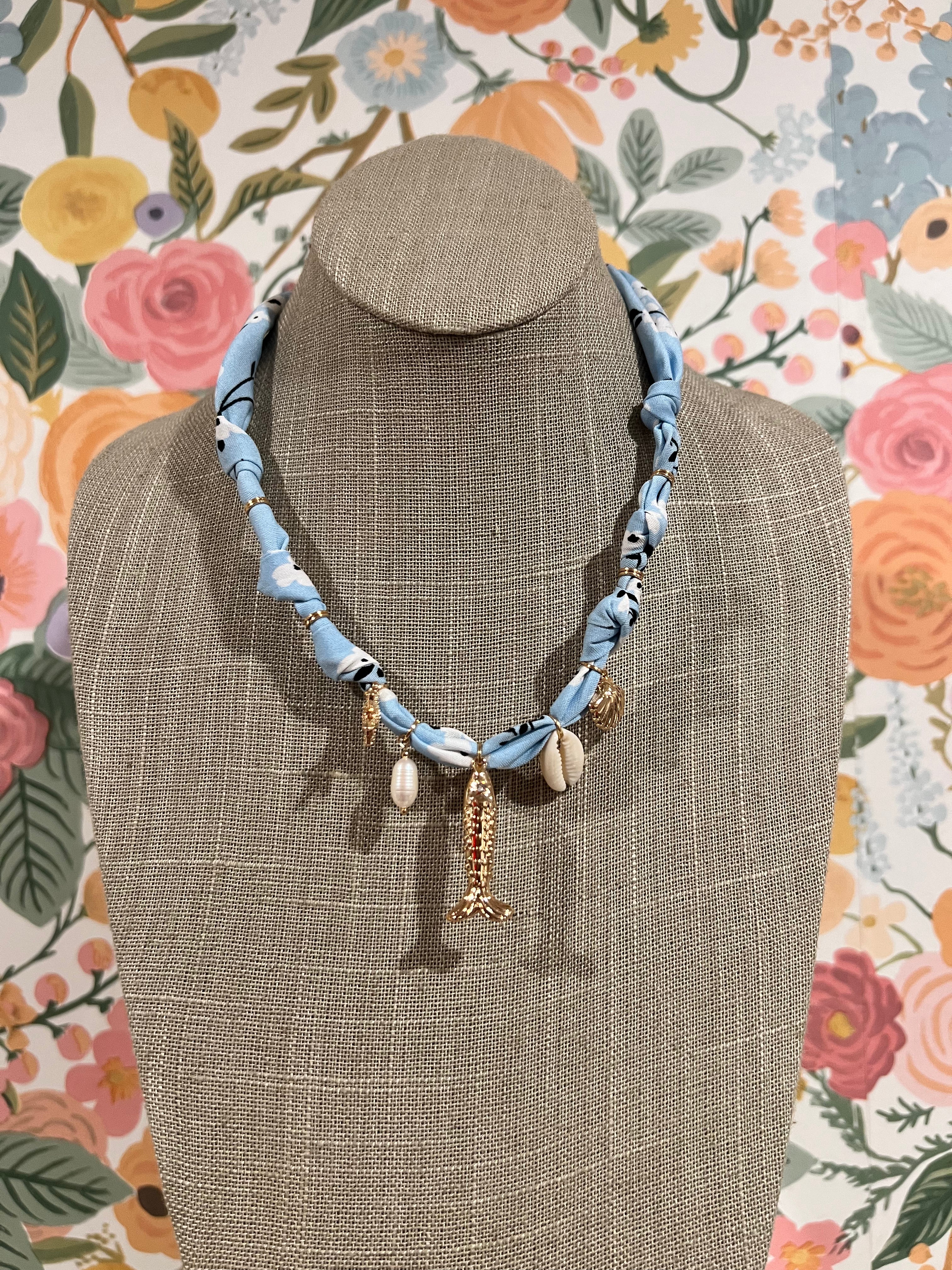 Zooey Scarf Necklace