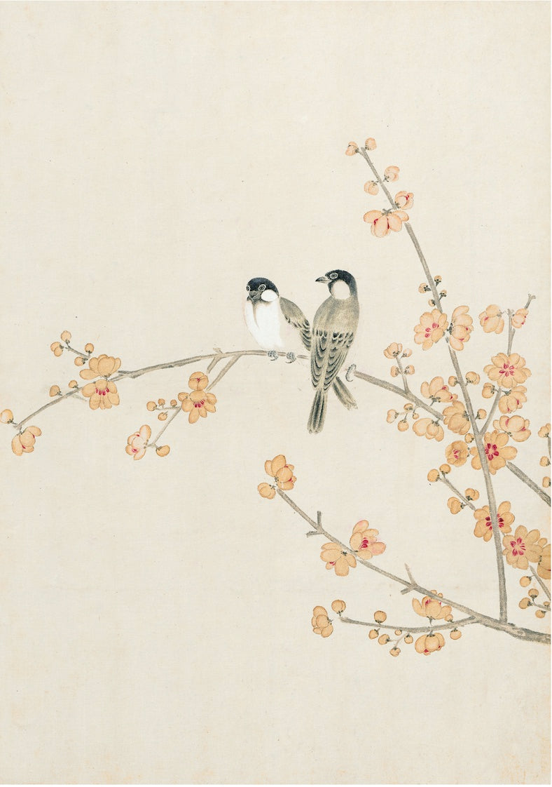 Japanese Birds Framed Print