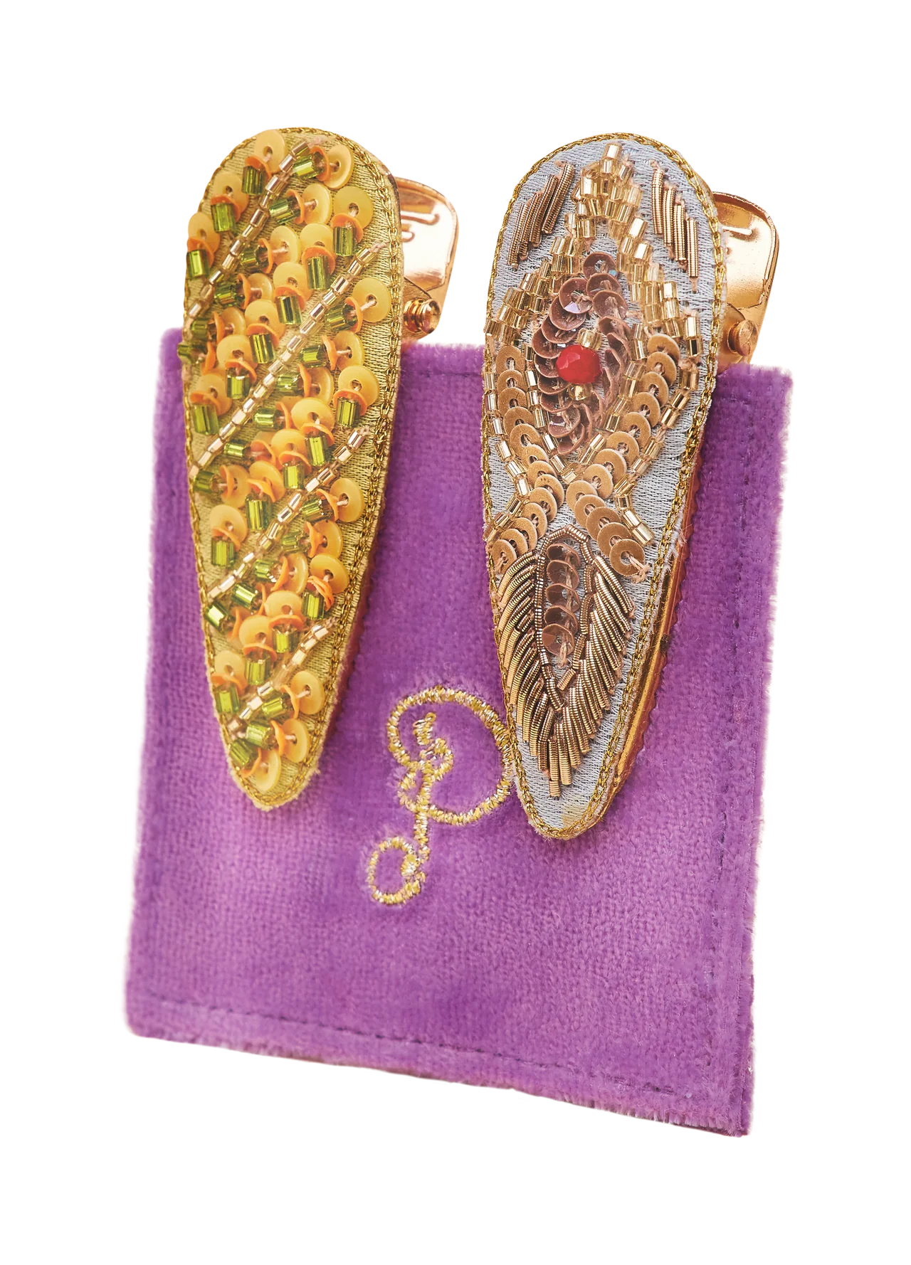 Jewelled Hair Clips Set