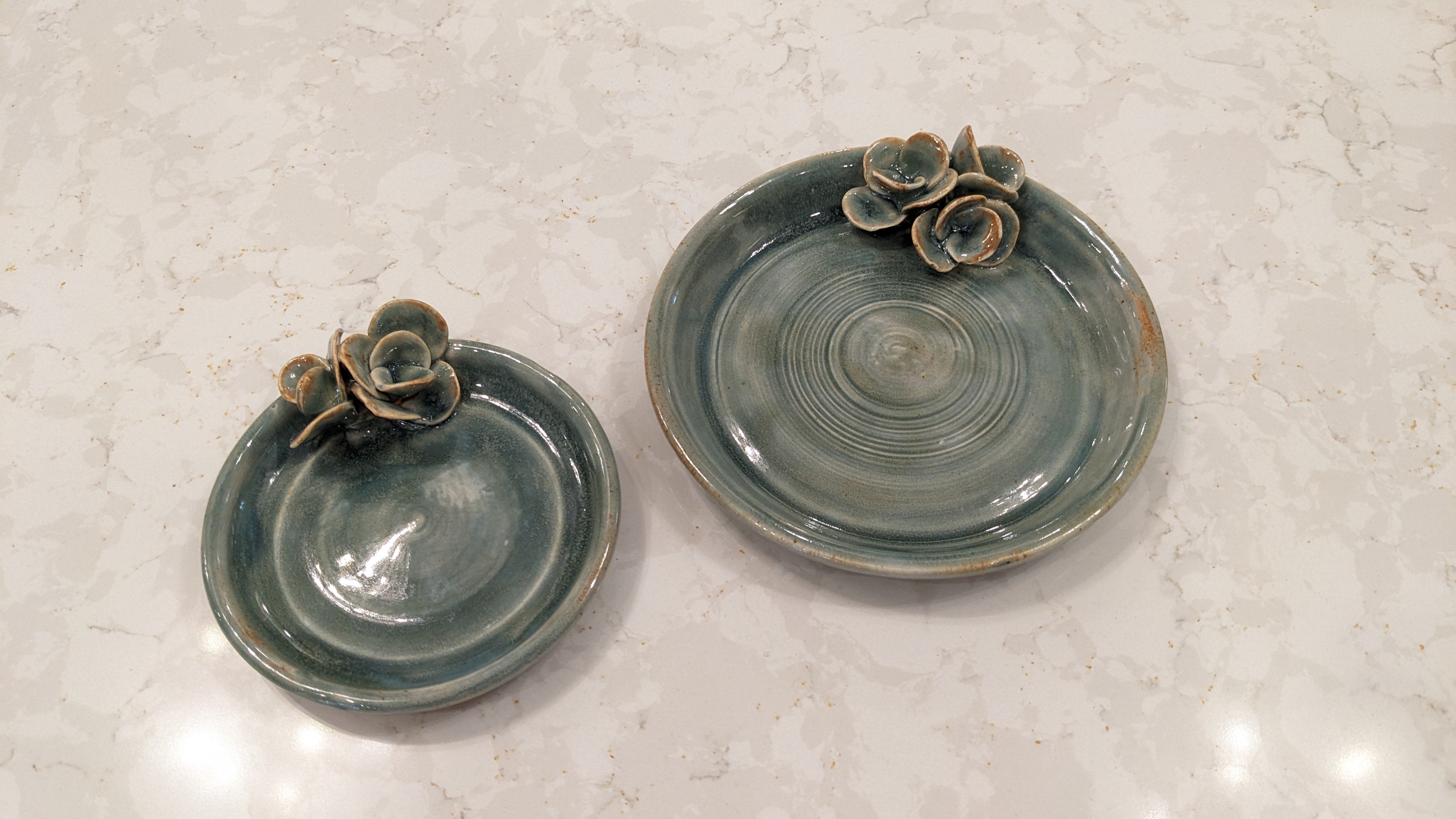 Rosette Spoon Rest / Trinket Dish - Alex Clay Original