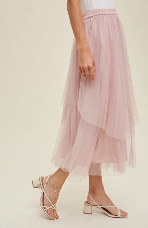 Tiffany Double Layer Tulle Skirt