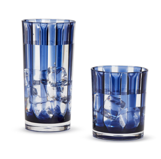 Waterfall Drinking Glasses - Set of 4