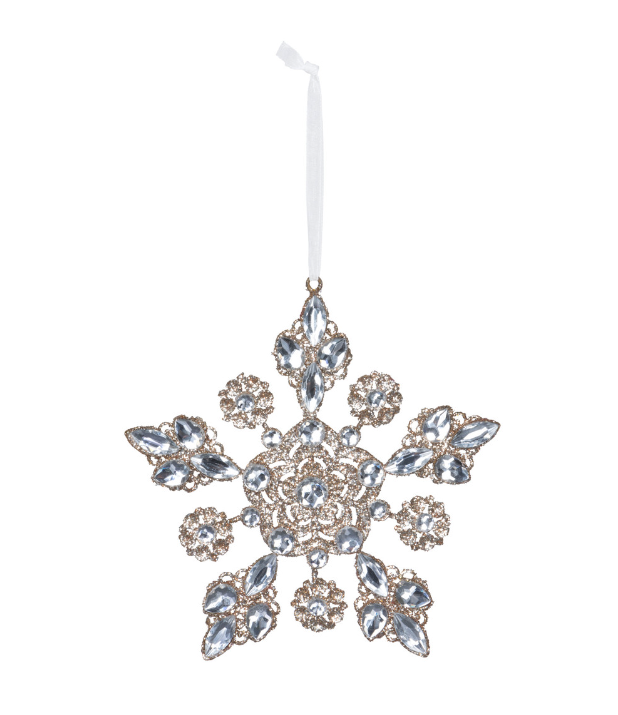 Embellished Snowflake Ornament