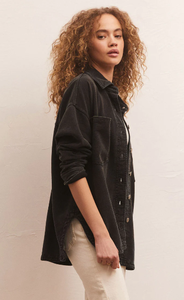 Z Supply All Day Knit Denim Jacket