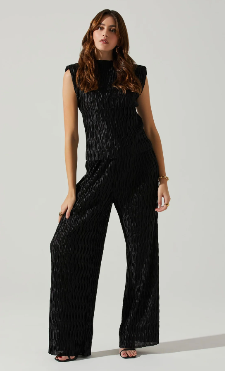 Savine Textured Pants - Final Sale 40% off in cart