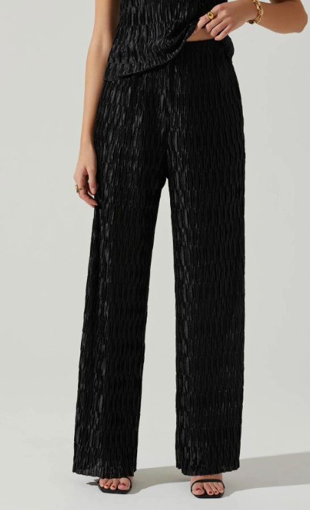 Savine Textured Pants - Final Sale 40% off in cart