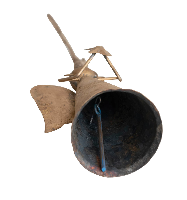 Metal Angel Bell Ornament