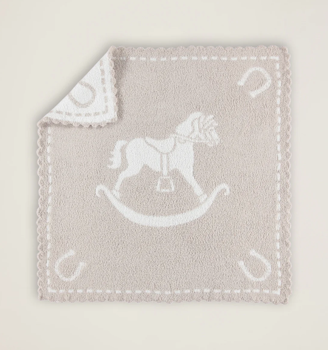 Barefoot Dreams CozyChic Scalloped Receiving Blanket