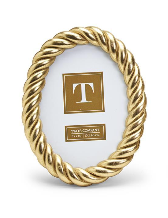 Gilded Rope Photo Frame