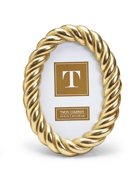 Gilded Rope Photo Frame