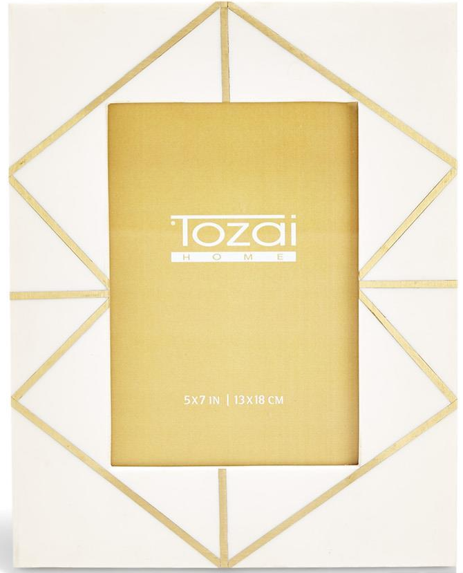Brass Inlay Photo Frame